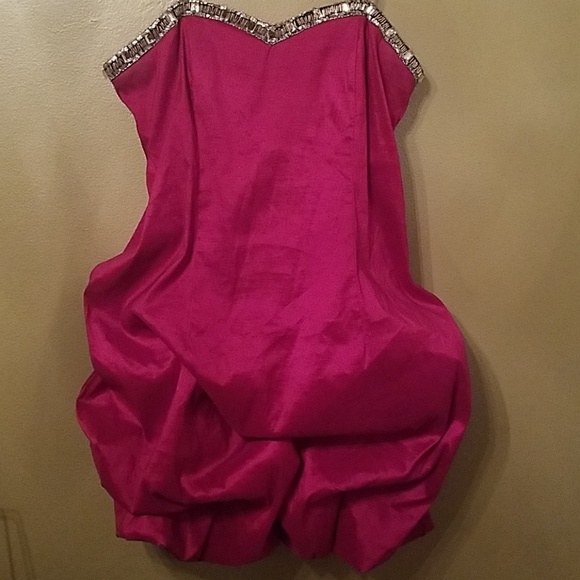 City Triangles Dresses & Skirts - Strapless fuschia cocktail dress sz 14